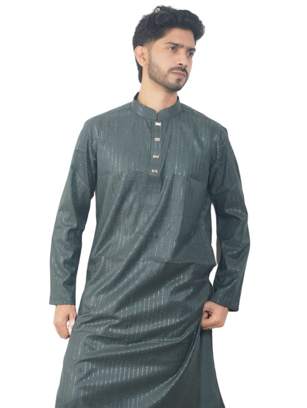 Green Limited Edition Eid Panjabi Premium Quality