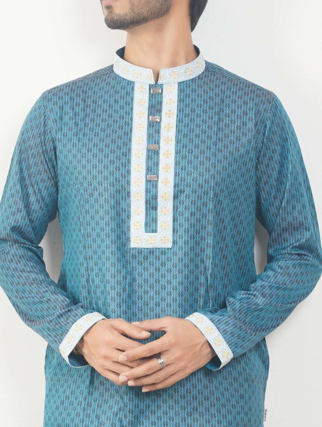 Limited Edition Eid Panjabi Premium Quality - Turquoise