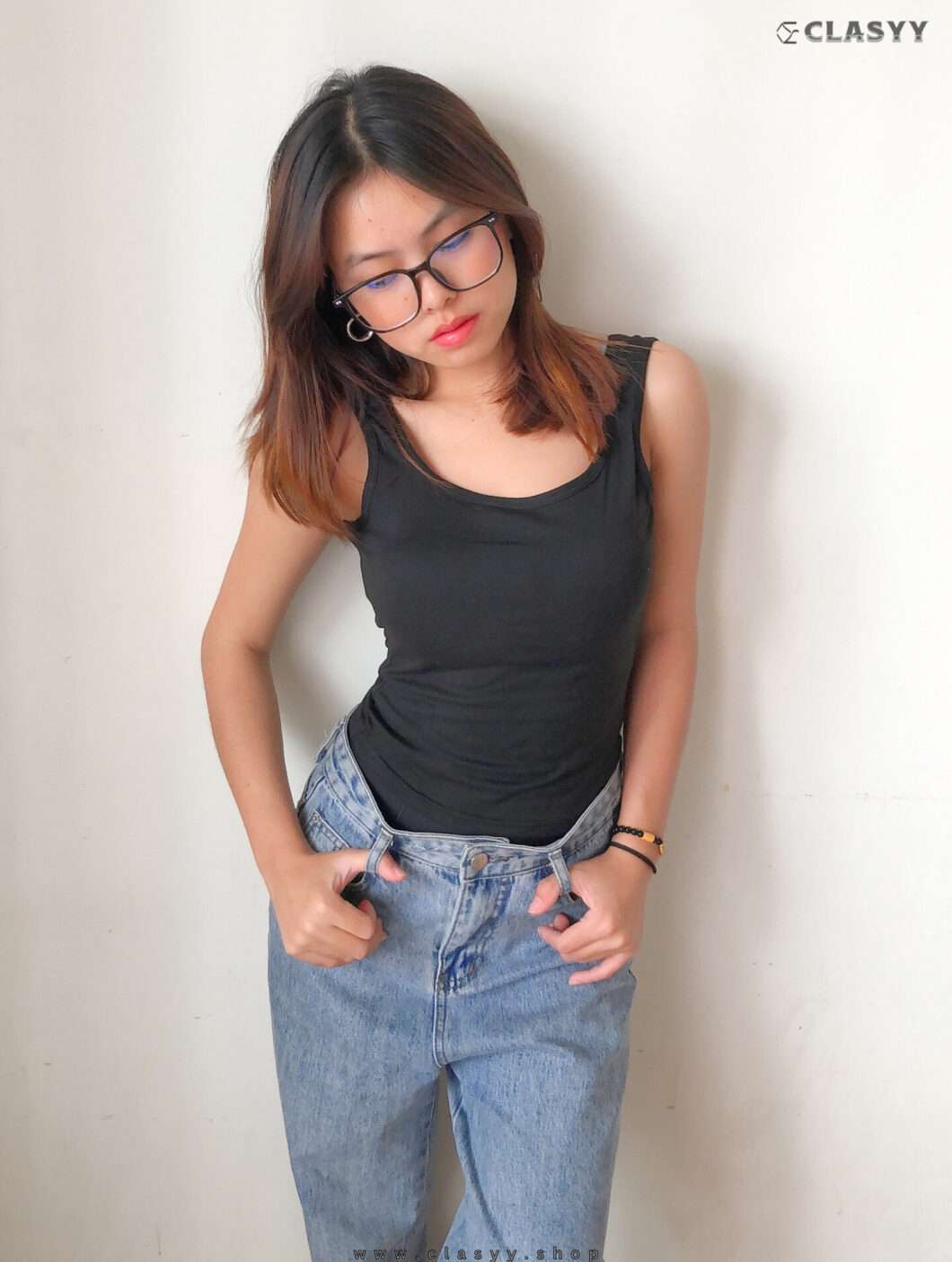 Girls Crop Tank Top Back Camisole Summer Wear Slim Fit Show with Chest Pad Inside and Outside