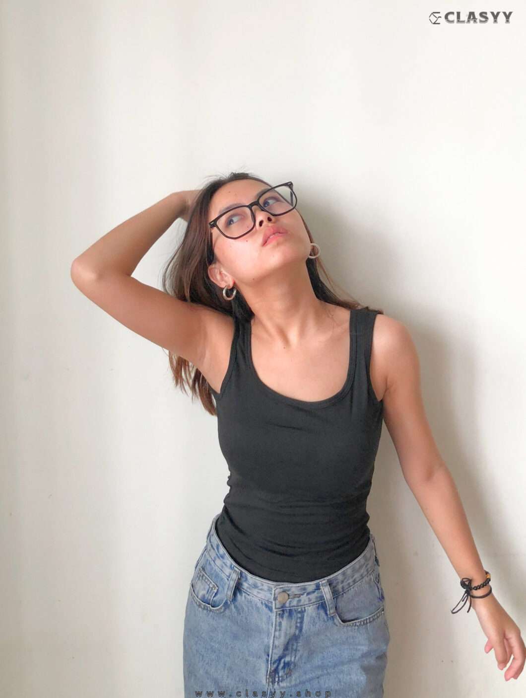 Girls Crop Tank Top Back Camisole Summer Wear Slim Fit Show with Chest Pad Inside and Outside