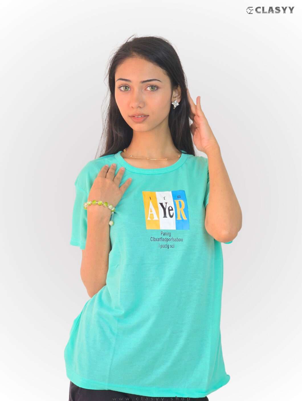Women's T-shirt Half Sleeve Rabbit
