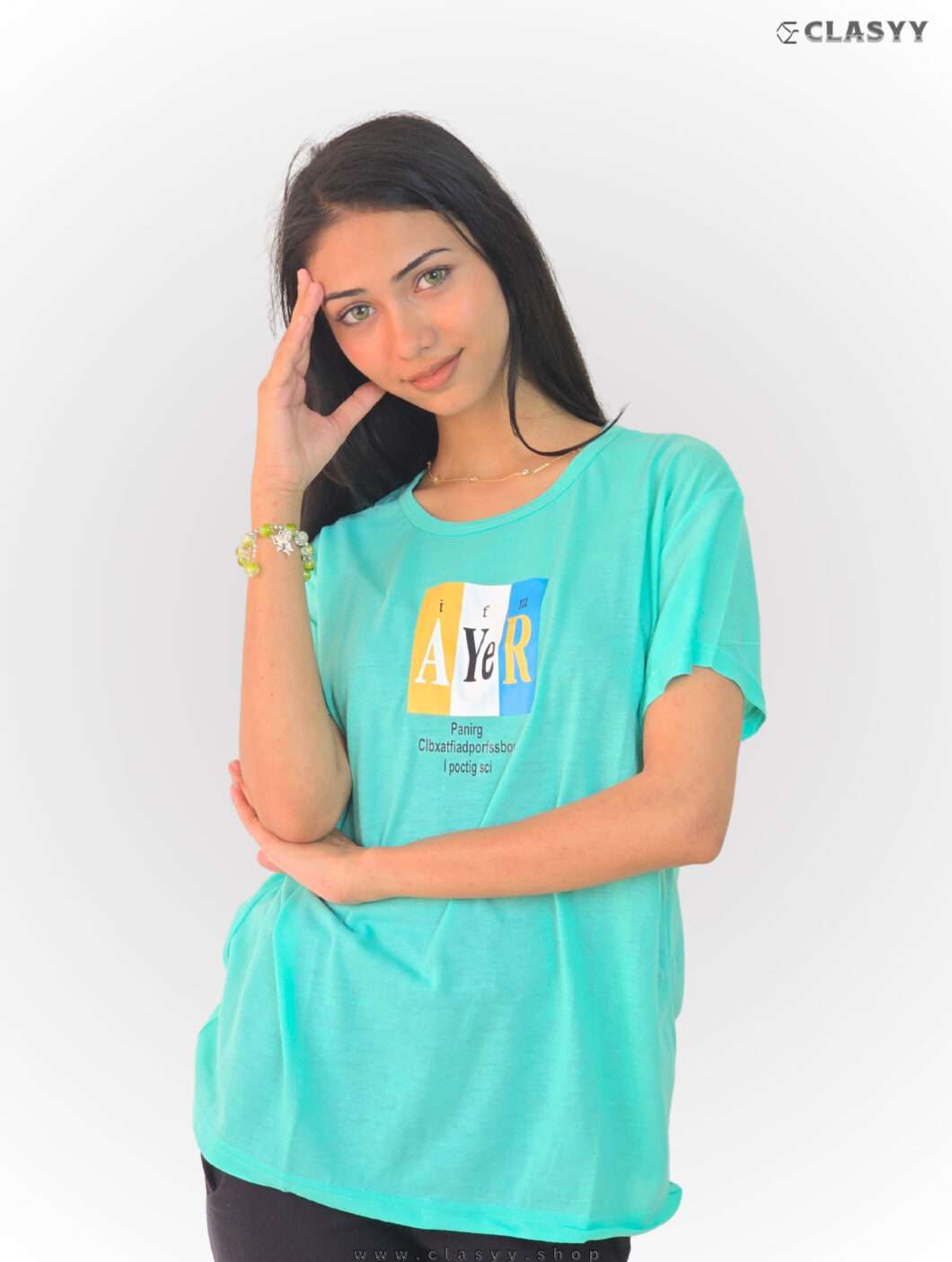 Women's T-shirt Half Sleeve Rabbit