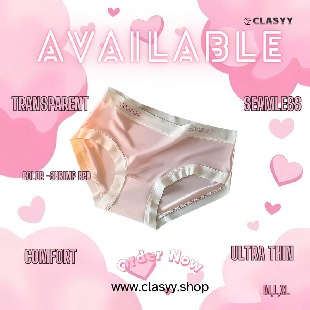 3 Color Skin-friendly Girl's Ice Silk Underwear Sweet and Comfortable Simple | Underwear for Women